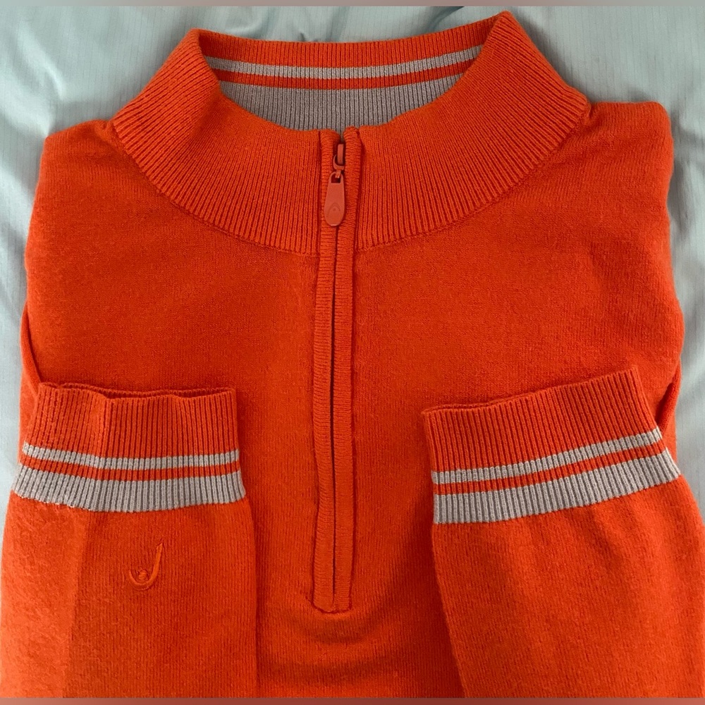 HEAD .. WOMENS GOLF SWEATER 3/4 ZIP